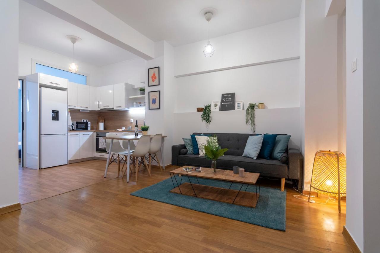 Modern 2Bd Apt In Athens , 3-Min Metro Exterior photo